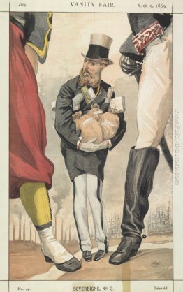 Sovrani No.30 Caricatura di Leopoldo II del Belgio