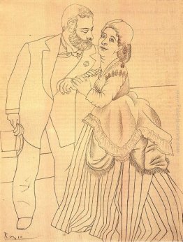 I coniugi Sisley dopo il 'I Promessi Sposi "di Auguste Renoir