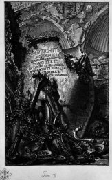 Le antichità romane, t. 3, la piastra I. Copertina. Nel corso di