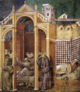 Apparizione di fra Agostino e al vescovo Guido di Arezzo