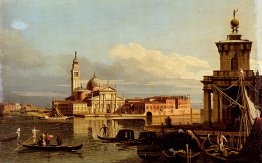 Una vista a Venezia dal Punta della Dogana Verso San Giorgio Mag