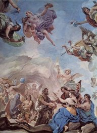 La Creazione dell'Uomo (dettaglio del soffitto decorativo)