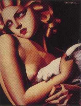 Donna con colomba