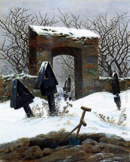 Cimitero sotto neve