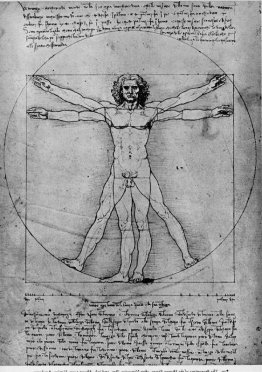 Le proporzioni della figura umana (l'Uomo Vitruviano)
