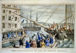 La distruzione di tè a Boston Harbor