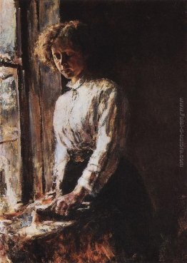 Dalla finestra. Ritratto di Olga Trubnikova