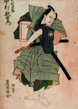 Utaemon Nakamura III Genzo Takebe da Toyokuni Utagawa I