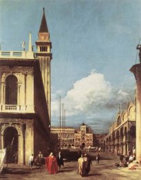 La Piazzetta, guardando verso la Torre dell'Orologio