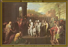 Agrippine atterraggio a Brindisi con le ceneri di Germanico