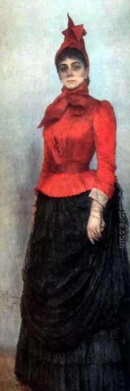 Ritratto della baronessa von Varvara Ikskul Hildenbandt