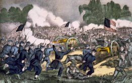 La battaglia di Gettysburg, in Pennsylvania. Luglio 3d. 1863