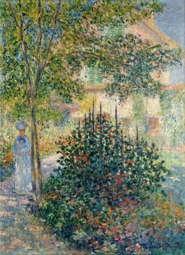 Camille Monet nel giardino della Casa di Argenteuil