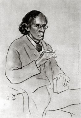 Ritratto dello scrittore Vyacheslav Ivanov
