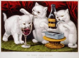 I tre gattini allegri alla festa