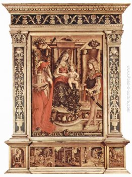 Madonna in trono, San Girolamo e San Sebastiano