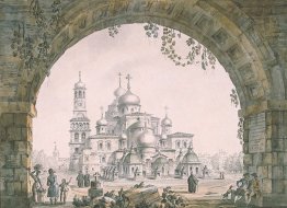 Veduta del Monastero Nuova Gerusalemme vicino a Mosca