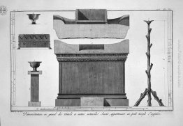 Altare e sacri arredi del tempio egiziano