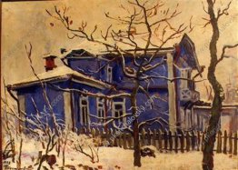 La prima neve. Il cottage blu.