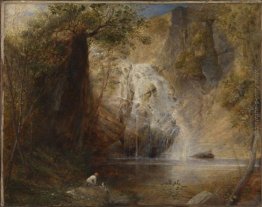 Le cascate, Pistillo Mawddach, Galles del nord 1836