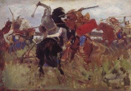 Battaglia degli Sciti con gli slavi (disegno)