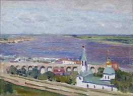 Disegnare per il dipinto "Gorky e Shalyapin a Nizhny Novgorod"
