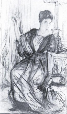 Disegnare per un ritratto di P.I. Scherbatova