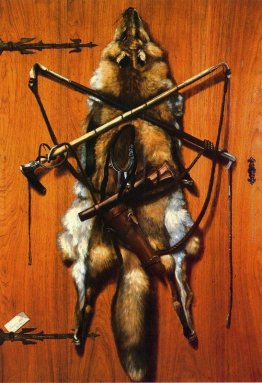 Natura morta. Caccia Trofei - Red Fox Pelle