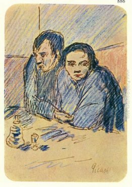 L'uomo e la donna nel caffè (studio)