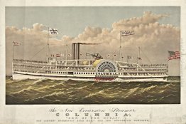 Columbia, New York escursione nave a vapore, costruita 1877