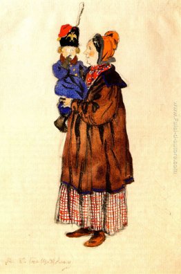 Infermiera e bambino. Costume Design