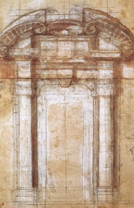 Studio per la Porta Pia (una porta nelle Mura Aureliane di Roma)