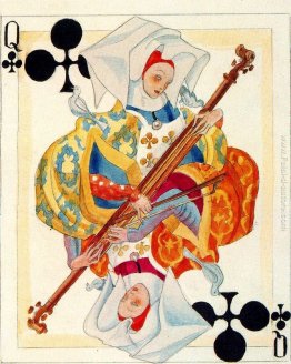 Uno schizzo di colore di una carta. Eraclio Fournier. Uno schizzo di colore di una carta. Eraclio Fournier.