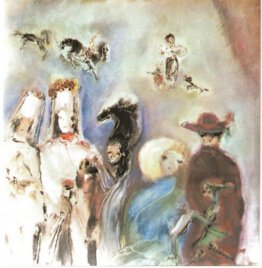 Scena con due facce Scena con due facce