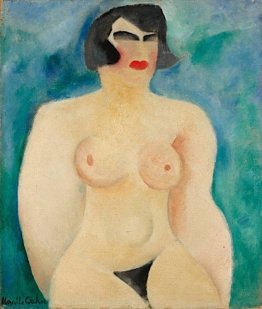 Nu sur fond bleu Nu sur fond bleu