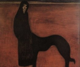 Giovane Donna e cane Giovane Donna e cane