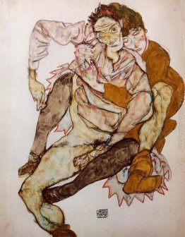 Coppia Seduti (Egon Schiele e Edith) Coppia Seduti (Egon Schiele e Edith)