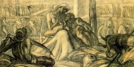 Schizzo di decorazione murale per l'Istituto di ricerca agronomi Schizzo di decorazione murale per l'Istituto di ricerca agronomi