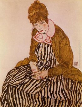 Edith Schiele, seduta Edith Schiele, seduta