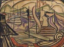 Harbor Scene Harbor Scene