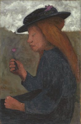Ragazza con il cappello nero Ragazza con il cappello nero