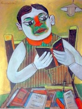 Ragazzo leggendo un libro Ragazzo leggendo un libro