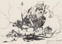 Paesaggio fantastico. Insediamento in montagna. Paesaggio fantastico. Insediamento in montagna.