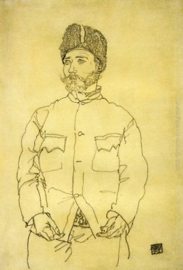Prigioniero di guerra russi con cappello di pelliccia Prigioniero di guerra russi con cappello di pelliccia