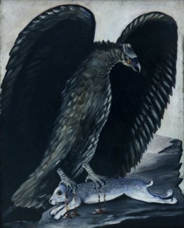 Aquila catturato un coniglio Aquila catturato un coniglio