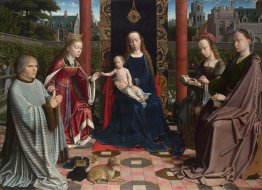 La Vergine col Bambino e santi e donatore La Vergine col Bambino e santi e donatore
