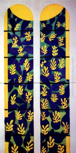 Albero della Vita 'Stained Glass dietro l'altare nella Cappella Albero della Vita 'Stained Glass dietro l'altare nella Cappella