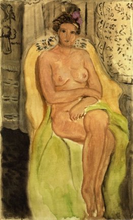 Donna nuda in poltrona, Gambe incrociate Donna nuda in poltrona, Gambe incrociate