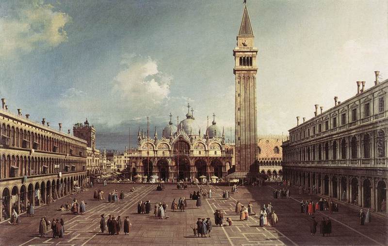 Piazza San Marco con la Basilica
