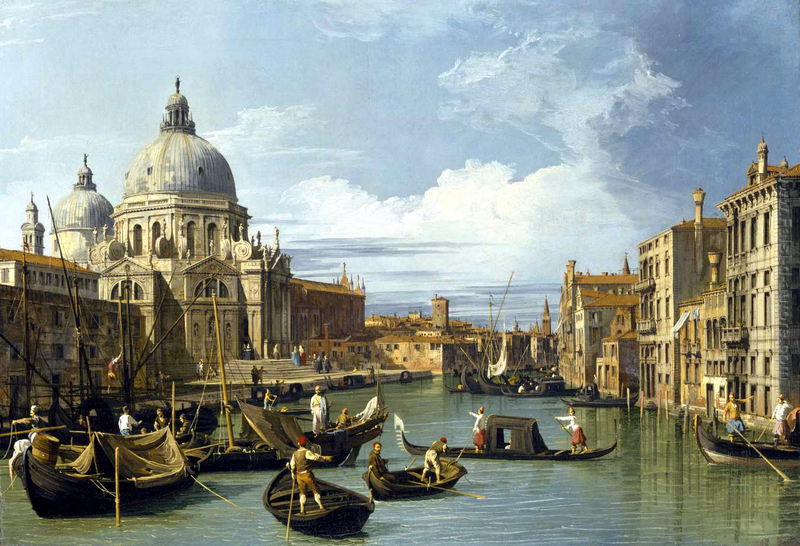 Il Canal Grande e la Chiesa della Salute